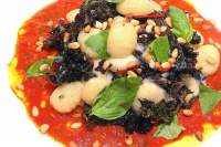   Gnocchi with Red Kale, Taleggio, Chilli, Pine Nuts & Basil