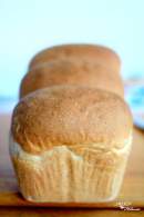   Pan de molde blanco con salvado de trigo