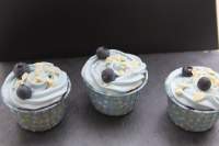   Blueberry Cupcakes (Cupcakes de arandanos)