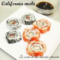 
California maki, el sushi, de mis comidas preferidas
         