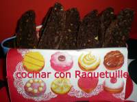   Biscotti de chocolate y avellanas