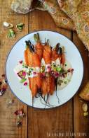   Zanahorias Glaseadas con Salsa de Tahina