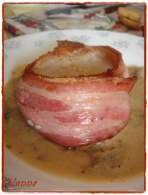   Lomo de cerdo en salsa poulette